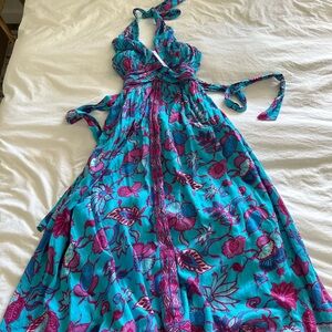 Caroline Constas  Halter Maxi Sundress NWT